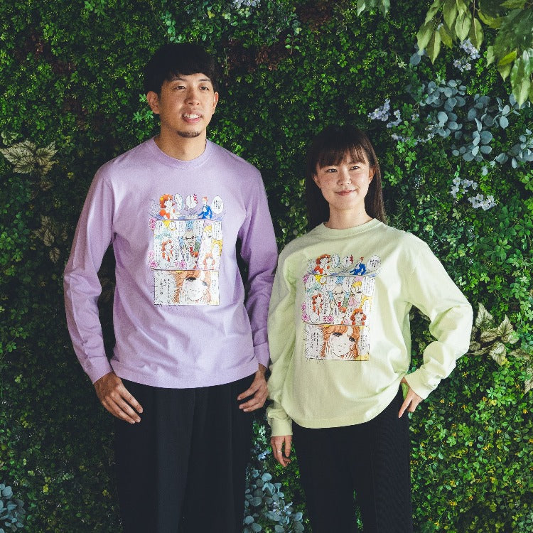 【オマケつき】きとみちゃん 「キントーンがあってよかったね」ロングスリーブTシャツ