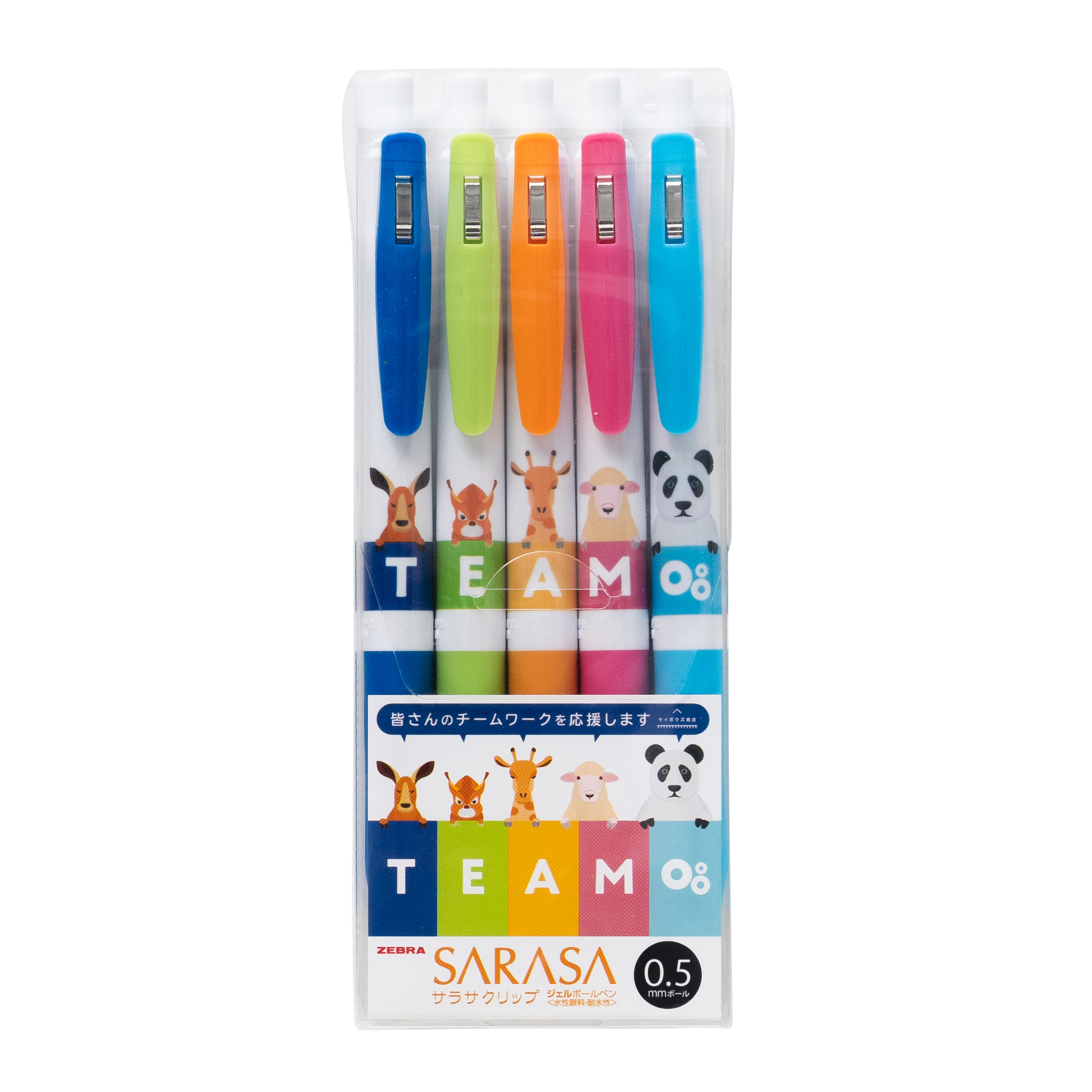 チームワーク ボールペン(5本セット)