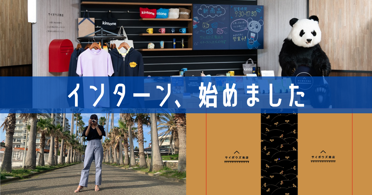 インターン始めました！～サイボウズ商店運営メンバーへの仲間入り～